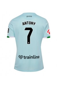 Real Betis Antony #7 Voetbaltruitje Uit tenue 2025-26 Korte Mouw